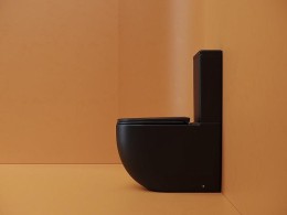 Унитаз-компакт Ceramicanova Metropol CN4001TMB Черный матовый с бачком и сиденьем Микролифт