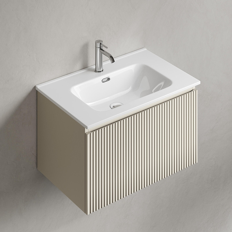 Тумба под раковину Sancos Snob R 1.0 70 SNR1.070CE подвесная цвет Beige Soft