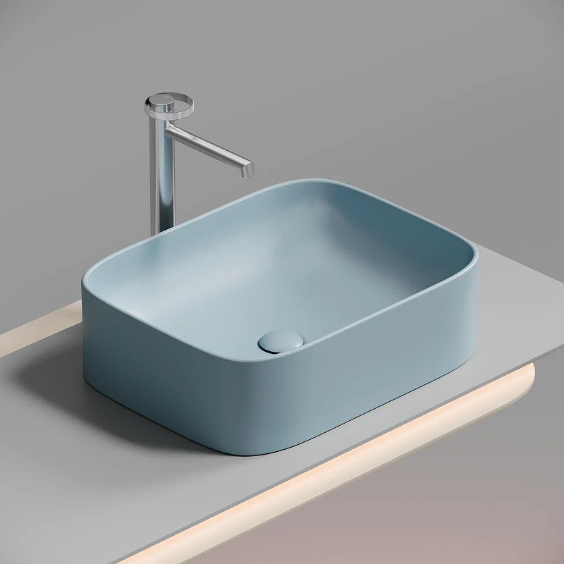 Раковина-чаша Ceramicanova Element 51 CN6052ML Голубая матовая