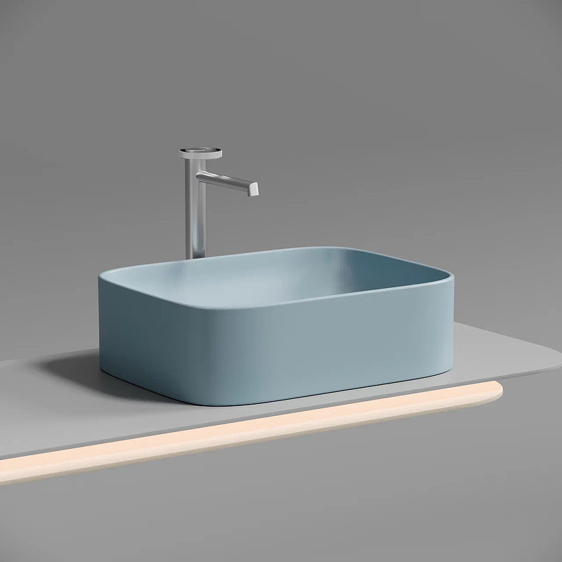 Раковина-чаша Ceramicanova Element 51 CN6052ML Голубая матовая