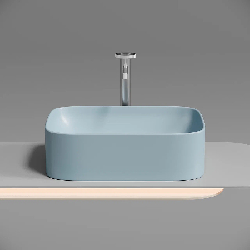 Раковина-чаша Ceramicanova Element 51 CN6052ML Голубая матовая