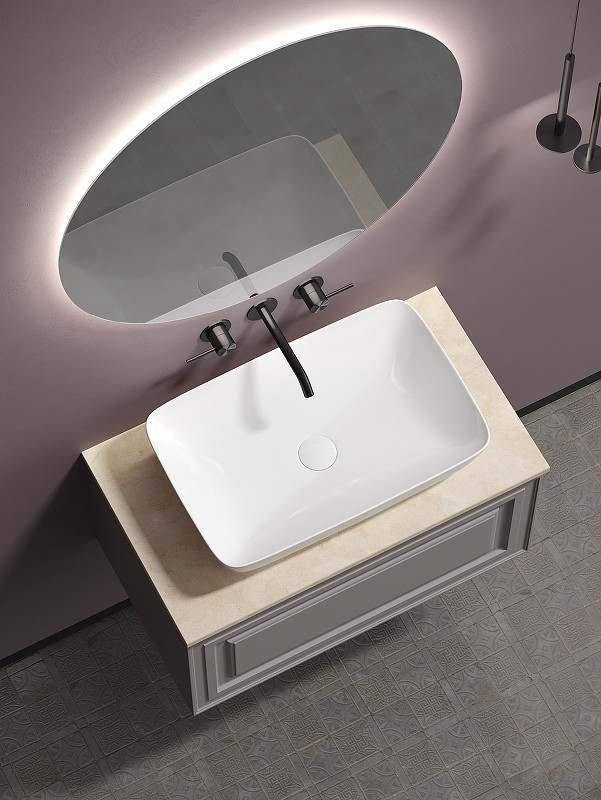 Тумба под раковину Sancos Very 80 VR80SM подвесная Doha Soft