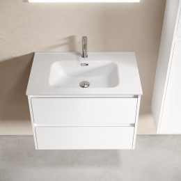 Тумба под раковину Sancos Libra 70 LB70W подвесная Белый глянец