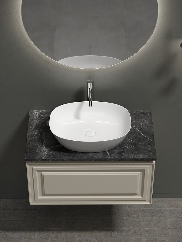 Тумба под раковину Sancos Very 80 VR80CE подвесная Beige Soft