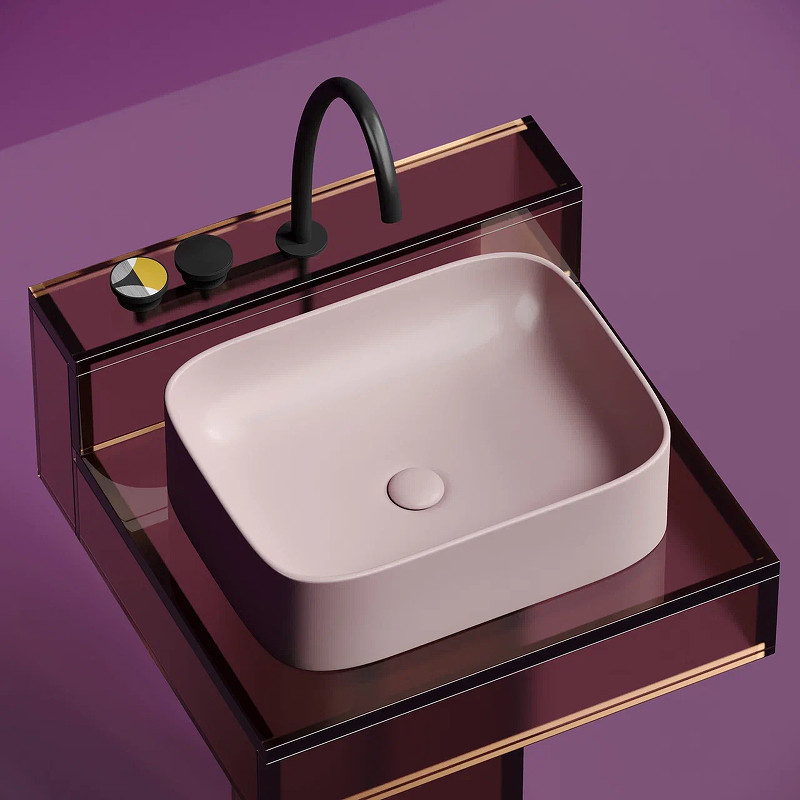 Раковина-чаша Ceramicanova Element 51 CN6052MP Розовая матовая