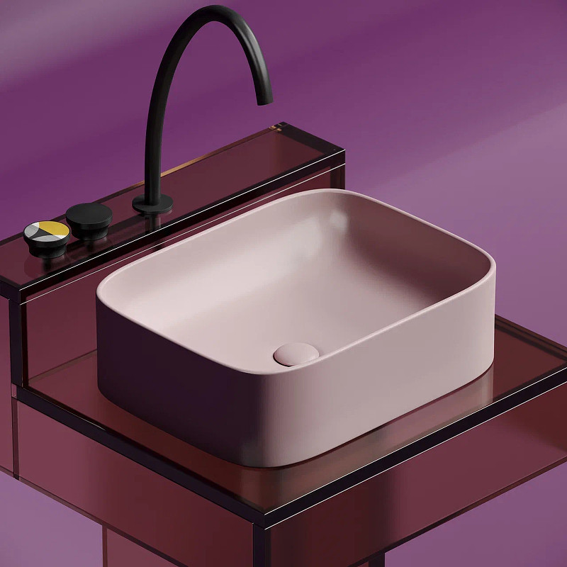 Раковина-чаша Ceramicanova Element 51 CN6052MP Розовая матовая