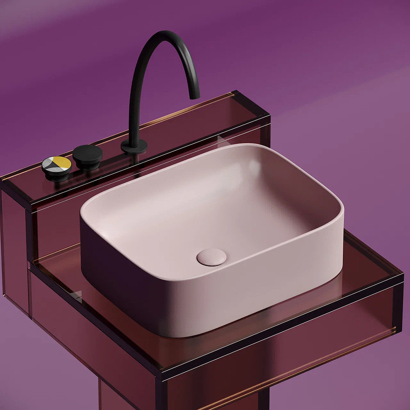 Раковина-чаша Ceramicanova Element 51 CN6052MP Розовая матовая
