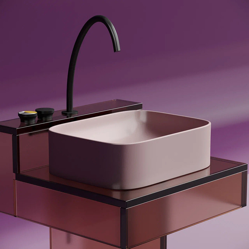 Раковина-чаша Ceramicanova Element 51 CN6052MP Розовая матовая