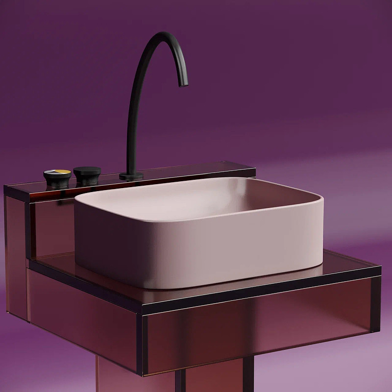 Раковина-чаша Ceramicanova Element 51 CN6052MP Розовая матовая