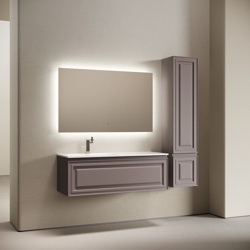Тумба под раковину Sancos Very 119,5 VR120LSM подвесная цвет Doha Soft