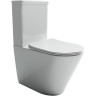 Унитаз-компакт Ceramicanova Highlight Rimless CN1802-B без бачка и с сиденьем Микролифт