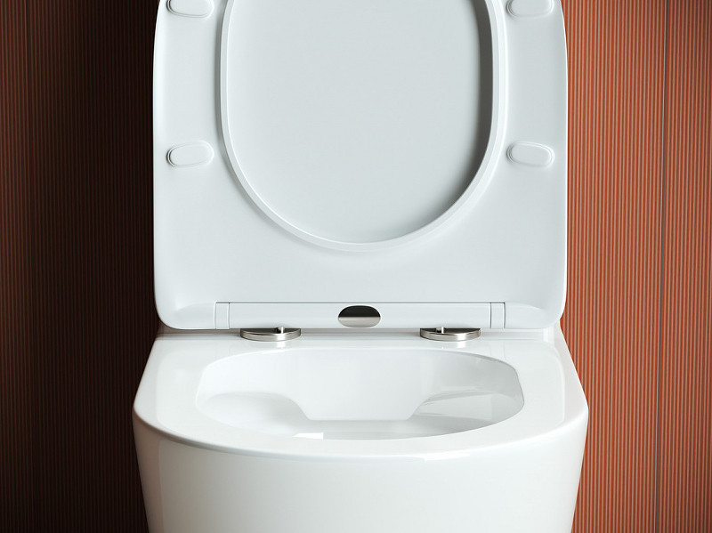 Унитаз-компакт Ceramicanova Highlight Rimless CN1802-B без бачка и с сиденьем Микролифт