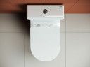 Унитаз-компакт Ceramicanova Highlight Rimless CN1802-B без бачка и с сиденьем Микролифт