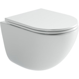 Комплект унитаза Ceramicanova Vogue CN4008T с сиденьем Микролифт и инсталляцией WeltWasser WW Marberg 507 10000005949+10000005953 с клавишей смыва Хром глянцевый