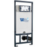 Комплект унитаза Ceramicanova Vogue CN4008T с сиденьем Микролифт и инсталляцией WeltWasser WW Marberg 507 10000005949+10000005953 с клавишей смыва Хром глянцевый