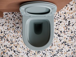 Унитаз Ceramicanova Balearica CN6000MH подвесной Антрацит матовый с сиденьем Микролифт
