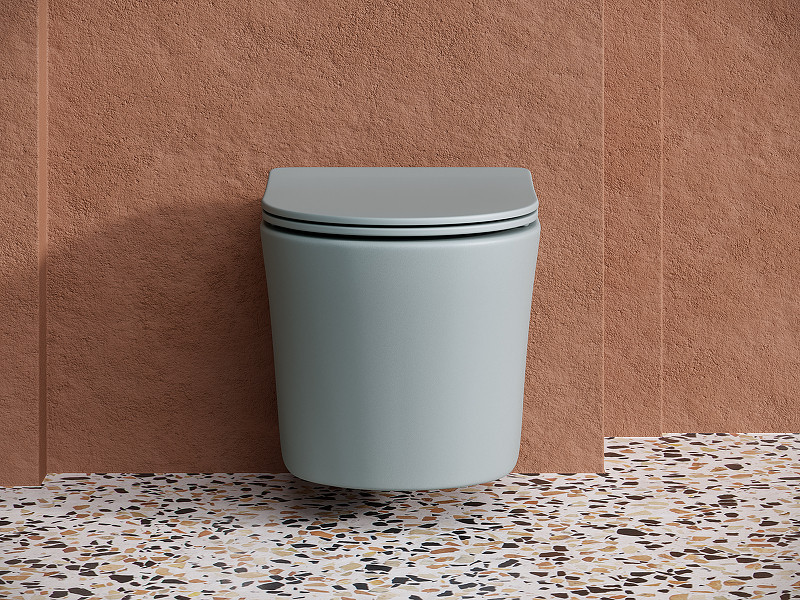 Унитаз Ceramicanova Balearica CN6000MH подвесной Антрацит матовый с сиденьем Микролифт