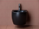 Биде Ceramicanova Play CN3002MB подвесное Черное матовое
