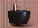 Биде Ceramicanova Play CN3002MB подвесное Черное матовое