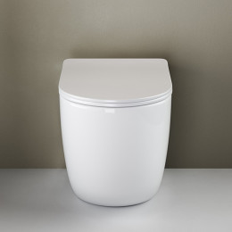 Унитаз Ceramicanova Mia Rimless CN1810 приставной с сиденьем Микролифт