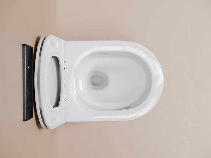 Унитаз Ceramicanova Noe CN4011T подвесной цвет Белый с сиденьем