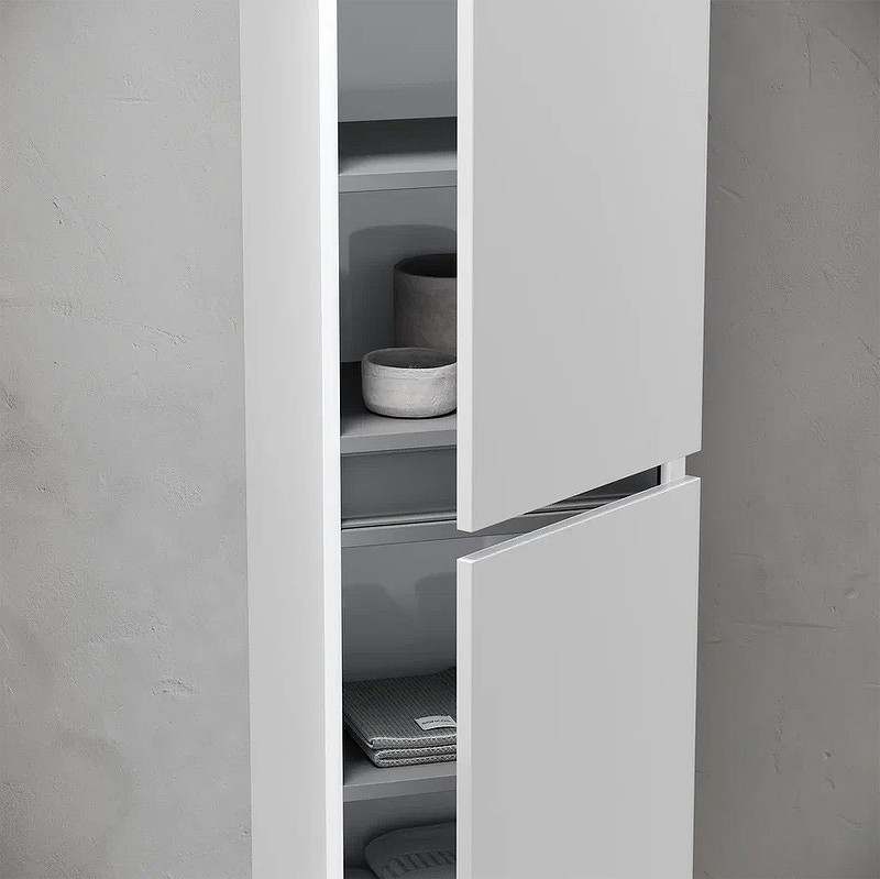 Шкаф пенал Sancos Urban 35 PUR35W подвесной Белый глянец