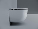 Унитаз Ceramicanova Voga CN4012T подвесной цвет Белый с сиденьем Микролифт