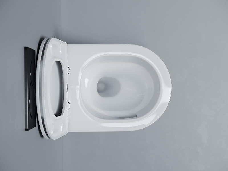 Унитаз Ceramicanova Voga CN4012T подвесной цвет Белый с сиденьем Микролифт
