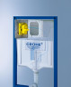 Комплект унитаза Ceramicanova Union CN4009T с инсталляцией Grohe Rapid SL 38775001 с сиденьем Микролифт и клавишей смыва Хром