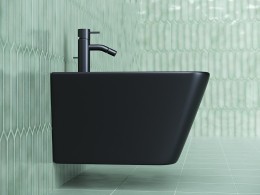 Биде Ceramicanova Metric CN3008MB подвесное Черное матовое
