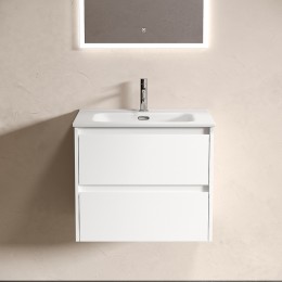 Тумба под раковину Sancos Libra 60 LB60W подвесная Белый глянец