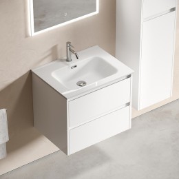 Тумба под раковину Sancos Libra 60 LB60W подвесная Белый глянец