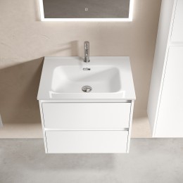 Тумба под раковину Sancos Libra 60 LB60W подвесная Белый глянец