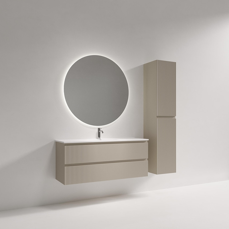 Тумба под раковину Sancos Snob R 120 SNR120/39CE подвесная цвет Beige Soft