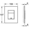 Комплект унитаза Ceramicanova Union CN4009T с инсталляцией Grohe Rapid SL 38811KF0 с сиденьем Микролифт и Черной матовой клавишей смыва