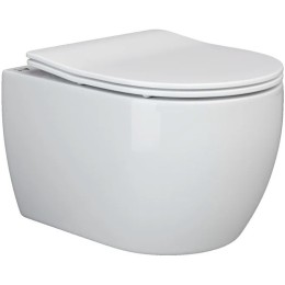 Комплект унитаза с инсталляцией Ceramicanova Play CN3001_1002W_1000 с сиденьем Микролифт и Белой клавишей смыва