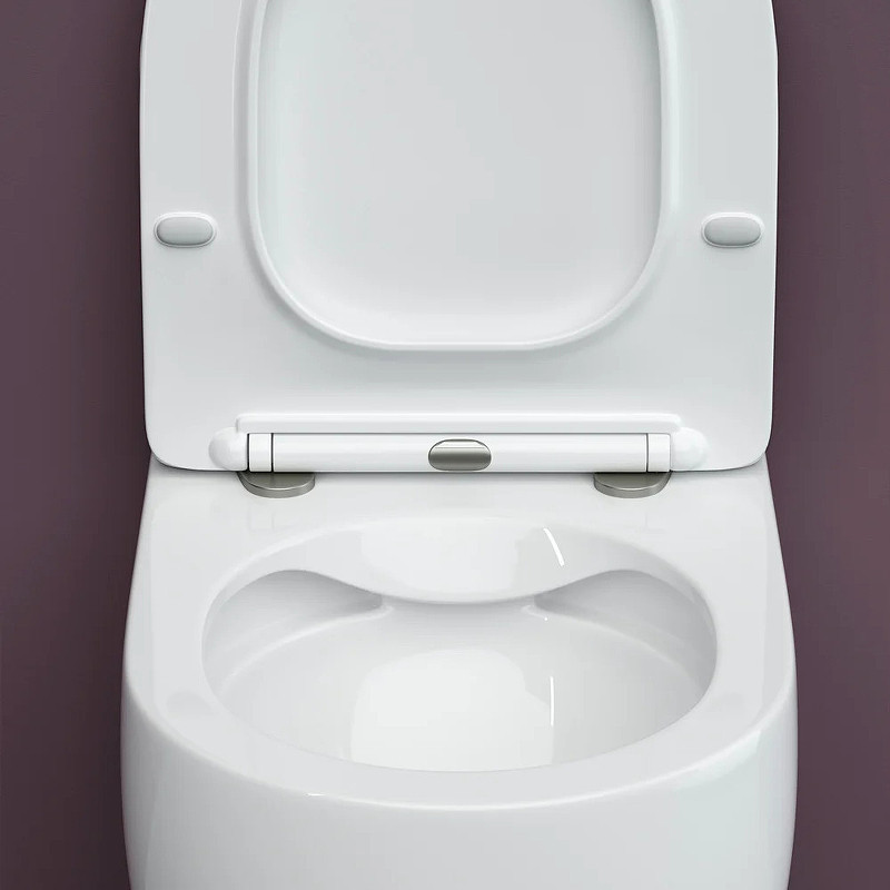 Комплект унитаза с инсталляцией Ceramicanova Play CN3001_1002W_1000 с сиденьем Микролифт и Белой клавишей смыва