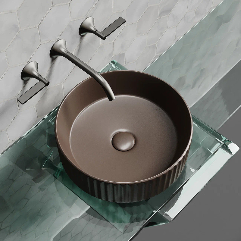 Раковина-чаша Ceramicanova Element 36 CN6057MDB Темно-коричневая матовая