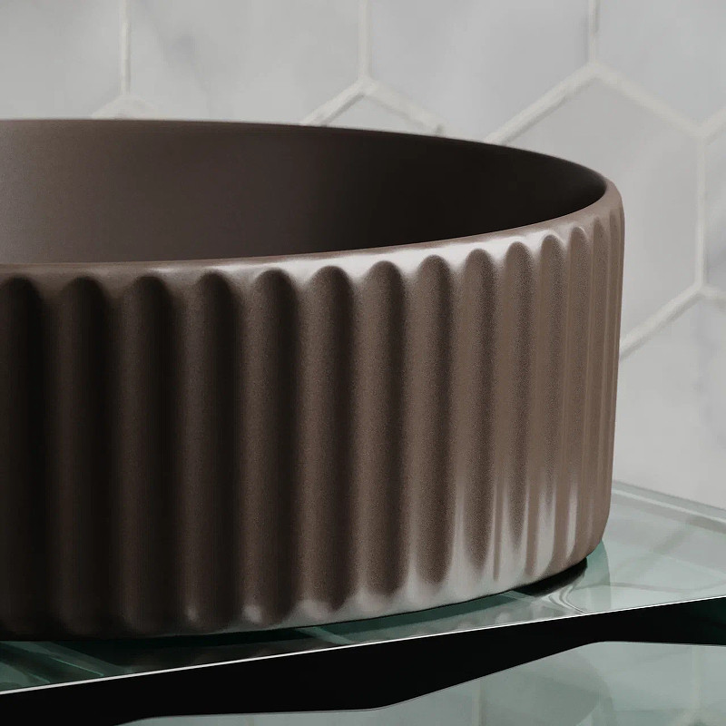 Раковина-чаша Ceramicanova Element 36 CN6057MDB Темно-коричневая матовая