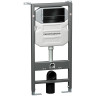Комплект унитаза с инсталляцией Ceramicanova Play CN3001_1002B_1000 с сиденьем Микролифт и Черной матовой клавишей смыва