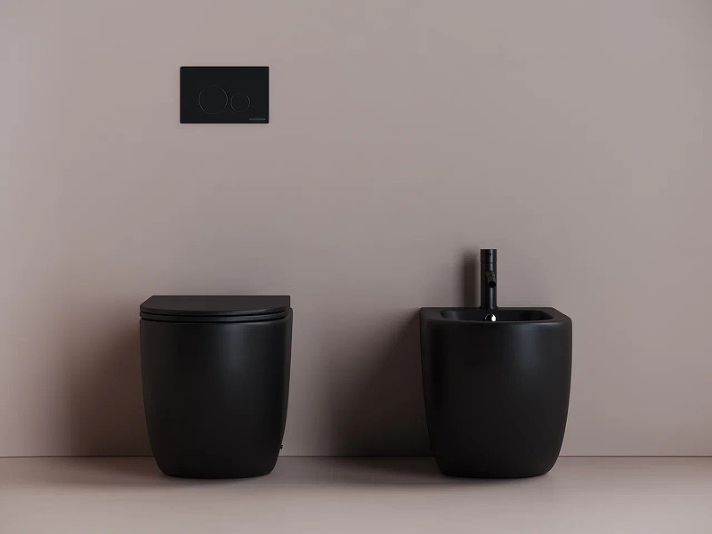 Биде Ceramicanova Metropol CN4005MB Черное матовое