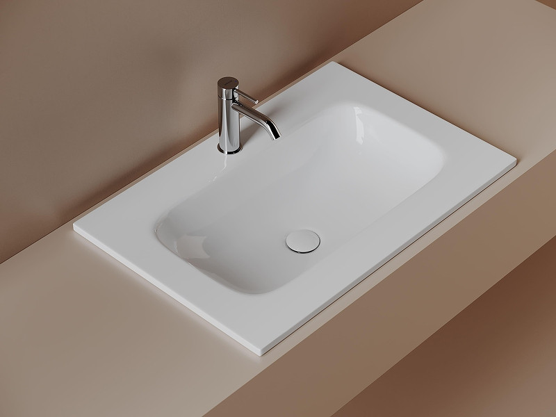 Раковина-столешница Ceramicanova Grace 71 CN7031 цвет Белый
