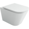 Комплект унитаза Ceramicanova Union CN4009T с инсталляцией Berges Novum D5 040235 с сиденьем Микролифт и Черной матовой клавишей смыва
