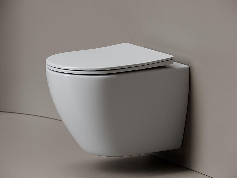 Унитаз Ceramicanova Mia CN1805T подвесной цвет Белый с сиденьем Микролифт