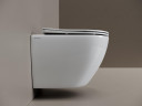 Унитаз Ceramicanova Mia CN1805T подвесной цвет Белый с сиденьем Микролифт