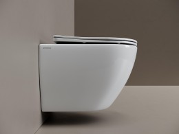 Унитаз Ceramicanova Mia CN1805T подвесной цвет Белый с сиденьем Микролифт