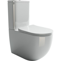 Унитаз-компакт Ceramicanova Mia Rimless CN1801-B без бачка и с сиденьем Микролифт