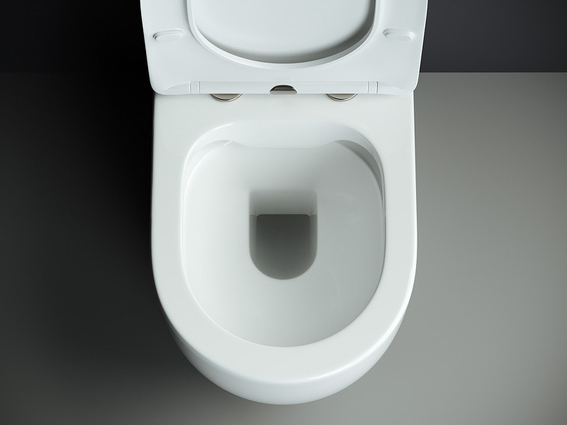 Унитаз-компакт Ceramicanova Mia Rimless CN1801-B без бачка и с сиденьем Микролифт