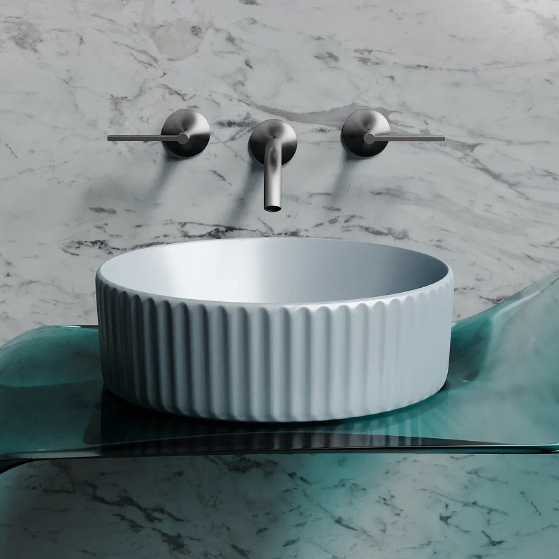 Раковина-чаша Ceramicanova Element 36 CN6057MHL Серо-голубая матовая