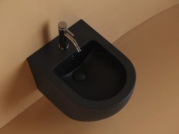Биде Ceramicanova Uno CN11002MB подвесное Черное матовое